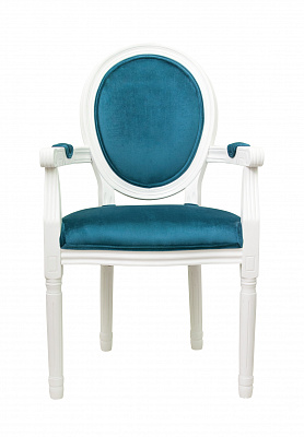 Стул Volker arm blue+white