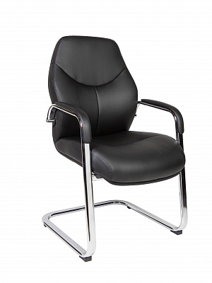 Кресло офисное NORDEN Леман CF черная экокожа F395 black
