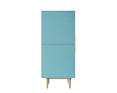 Комод Этажерка Line (Лайн) LN05/GR1/blue