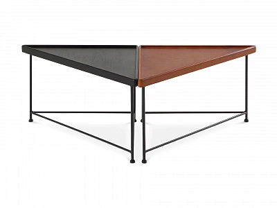 Набор кофейных столиков OgogoHome When Коричневый / Черный 931646
