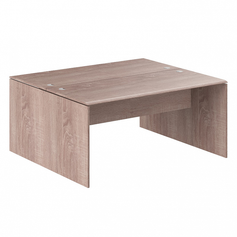 Стол двойной Skyland ВЕЙВ (Wave) W2ST 167 Дуб сонома