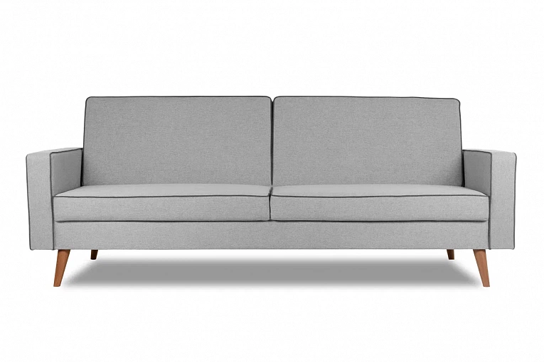 Диван Finsoffa Берус (BERUS) рогожка (Silver / кант Grey)