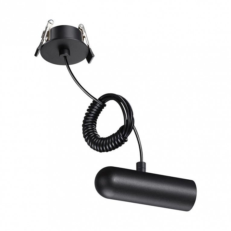 База встраиваемая для ввода питания с заглушкой и проводом-подвесом (длина провода – 2м) IP20 48V Novotech GLAT 359384